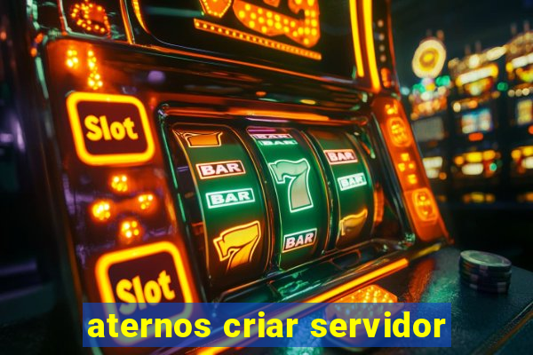 aternos criar servidor